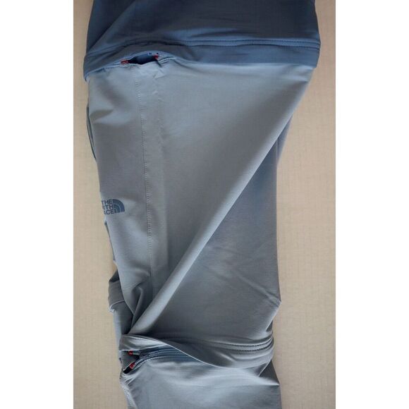 The North Face Women's Sz 0 Indigo Stone Bridgeway Zip 3-in-1 Pants/Shorts - Picture 8 of 13